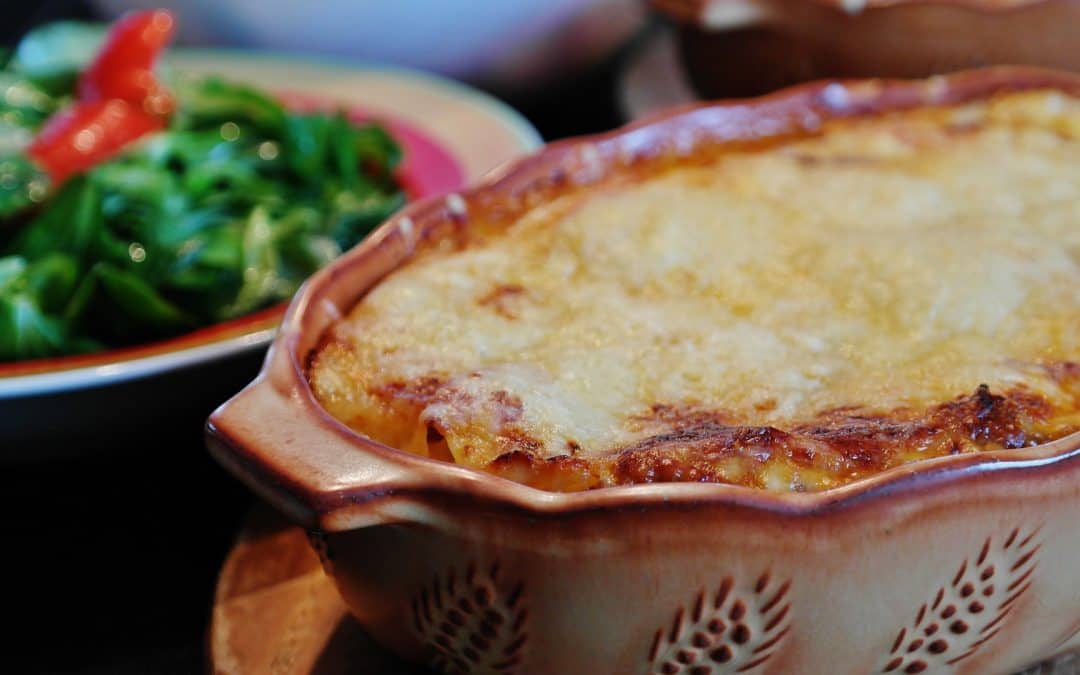 American Lasagna & Salad Recipe